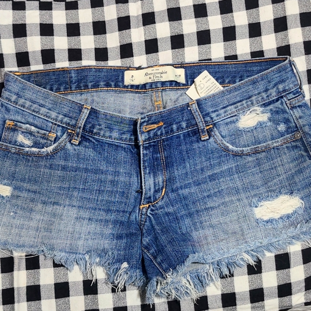 Abercrombie and Fitch cut off jean shorts